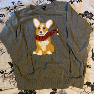 Torrid Corgi pullover sweater